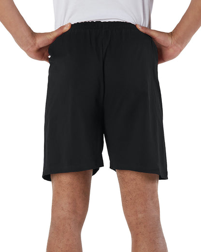 Champion Adult Cotton Gym Short 8187 #color_BLACK