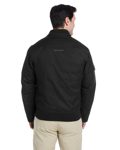 Spyder Men's Diamond Jacket S17744 #color_BLACK