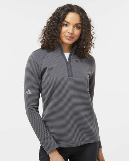 Adidas Women's Spacer Quarter-Zip Pullover A589 #colormdl_Grey Five