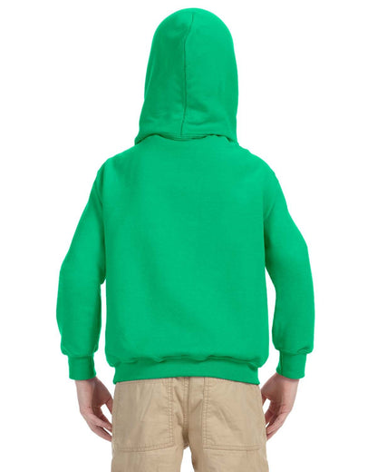 Gildan Youth Heavy Blend™ Hooded Sweatshirt G185B #color_IRISH GREEN