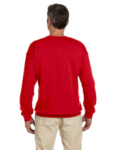 Gildan Adult Heavy Blend™ Fleece Crew G180 #color_CHERRY RED