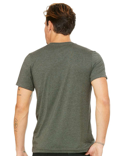 BELLA + CANVAS CVC Jersey Tee 3001CVC #colormdl_Heather Military Green