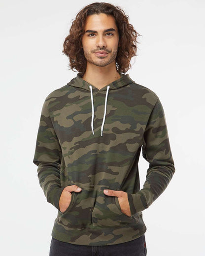 Independent Trading Co. Lightweight Hooded Sweatshirt AFX90UN #colormdl_Forest Camo