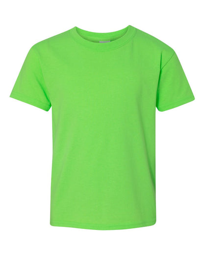 Gildan Heavy Cotton™ Youth T-Shirt 5000B #color_Neon Green