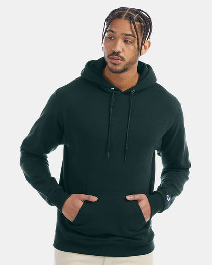 Champion Powerblend® Hooded Sweatshirt S700 #colormdl_Dark Green