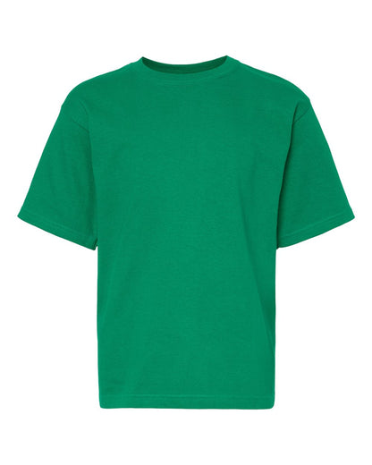 M&O Youth Gold Soft Touch T-Shirt 4850 #color_Fine Kelly Green