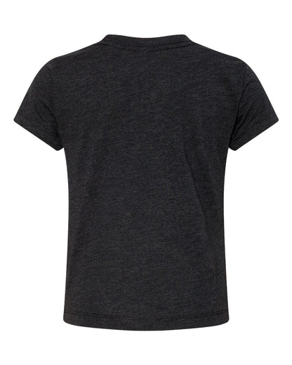 BELLA + CANVAS Toddler Triblend Tee 3413T #color_Charcoal Black Triblend