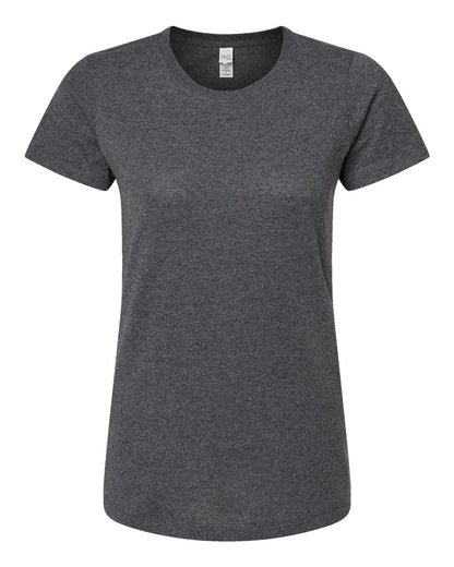 M&O Women's Gold Soft Touch T-Shirt 4810 #color_Dark Heather