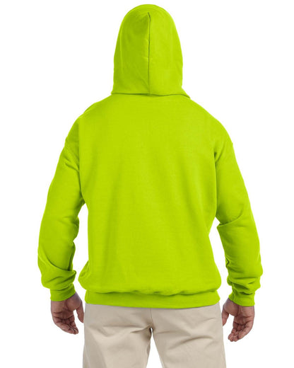 Gildan Adult DryBlend® Hooded Sweatshirt G125 #color_SAFETY GREEN