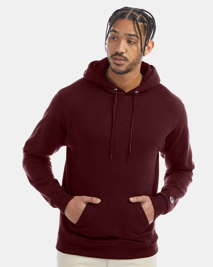 Champion Powerblend® Hooded Sweatshirt S700 #colormdl_Maroon