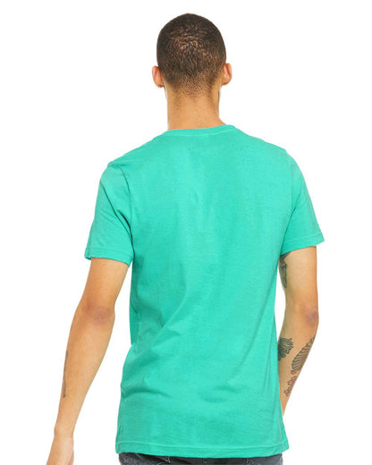 BELLA + CANVAS CVC Jersey Tee 3001CVC #colormdl_Heather Sea Green