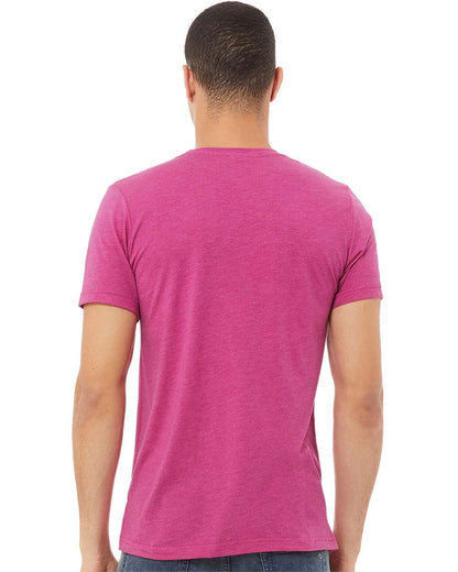 BELLA + CANVAS Triblend Tee 3413 #colormdl_Berry Triblend