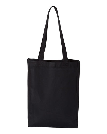 Q-Tees 12L Gussetted Shopping Bag Q1000 #color_Black