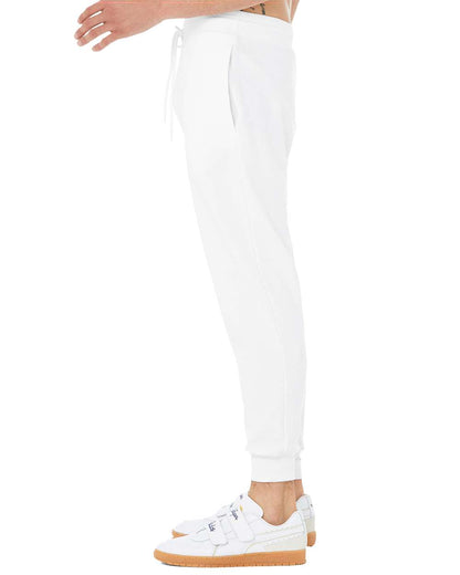 BELLA + CANVAS Sponge Fleece Jogger Sweatpants 3727 #color_White