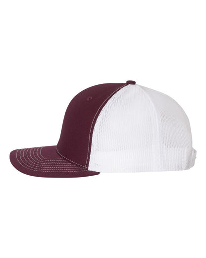 Richardson Snapback Trucker Cap 112 #color_Maroon/ White