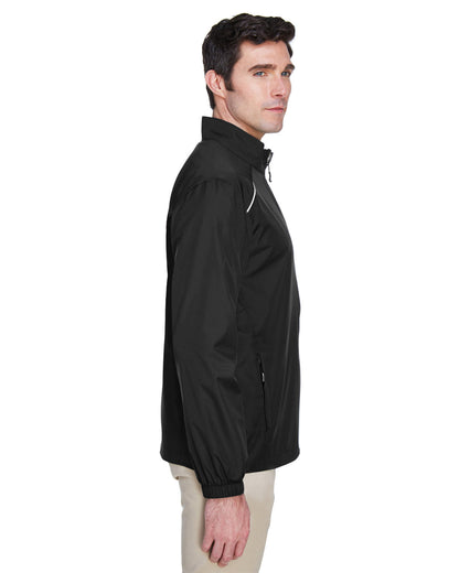 Core365 Men's Tall Techno Lite Motivate Unlined Lightweight Jacket 88183T #color_BLACK
