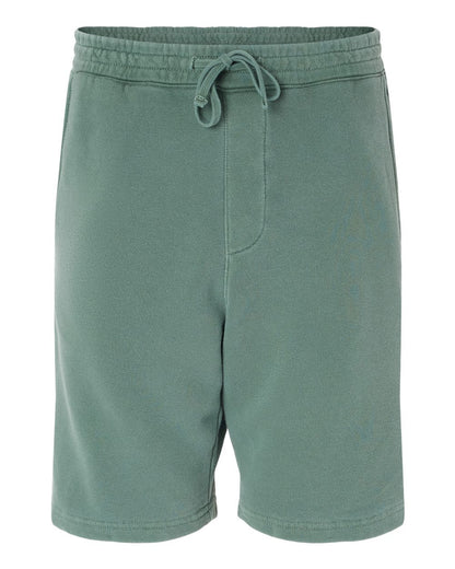 Independent Trading Co. Pigment-Dyed Fleece Shorts PRM50STPD #color_Pigment Alpine Green