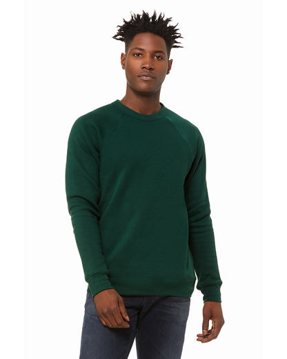 BELLA + CANVAS Unisex Sponge Fleece Crewneck Sweatshirt 3901 #color_FOREST