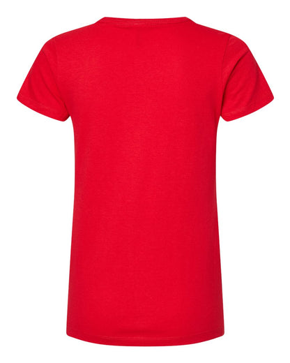 M&O Women's Gold Soft Touch T-Shirt 4810 #color_Deep Red