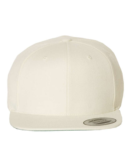 YP Classics Premium Flat Bill Snapback Cap 6089M #color_Natural