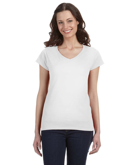 Gildan Ladies' SoftStyle® Fitted V-Neck T-Shirt G64VL