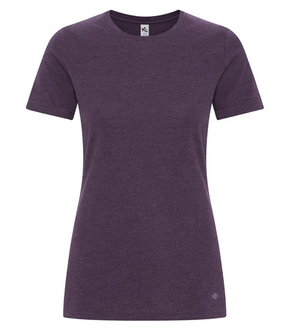 Koi Element Ringspun Lds' Tee KOI8060L #color_Amethyst