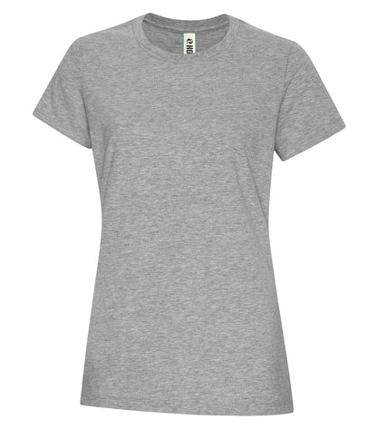 Koi Element RingSpun Cotton Lds T KOI8070L #color_Grey Heather