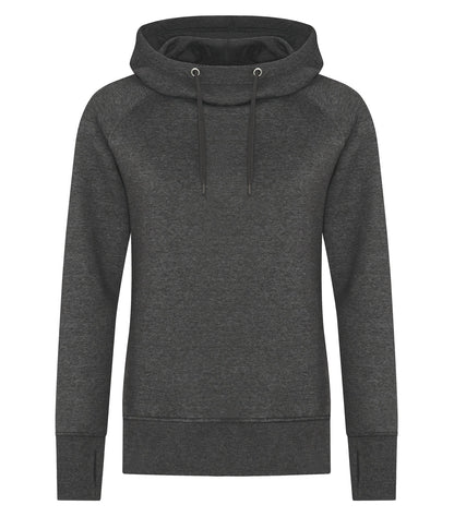 Atc Esactive Vintage Hooded Lds' Sweatshirt L2045 #color_Charcoal Heather