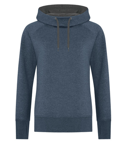 Atc Esactive Vintage Hooded Lds' Sweatshirt L2045 #color_Navy Heather