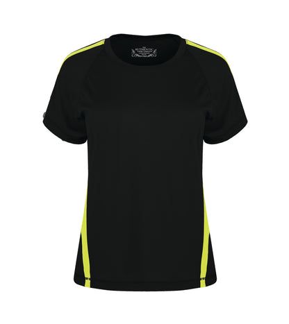 Atc ProTeam Home & Away Lds'Jersey L3519 #color_Black/Extreme Yellow