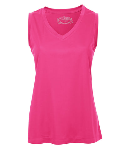 Atc ProTeam Sleeveless V-Neck Lds' L3527 #color_Wild Raspberry