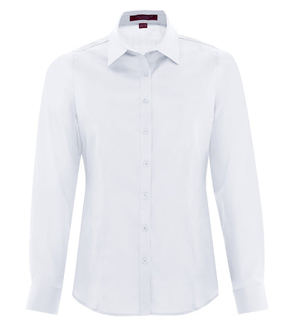 Coal Harbour Everyday LongSleeve Lds' Woven L6013 #color_True White