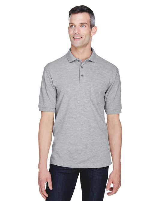 Harriton Men's Easy Blend™ Polo with Pocket M265P