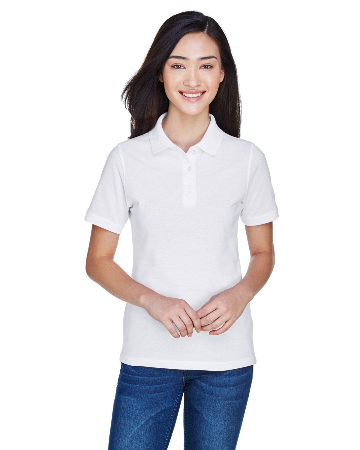 Harriton Ladies' Easy Blend™ Polo M265W