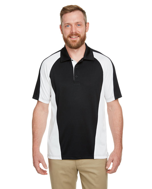 Harriton Men's Advantage Snag Protection Plus IL Colorblock Polo M385