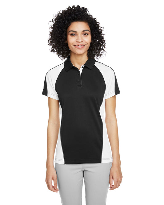 Harriton Ladies' Advantage Snag Protection Plus IL Colorblock Polo M385W