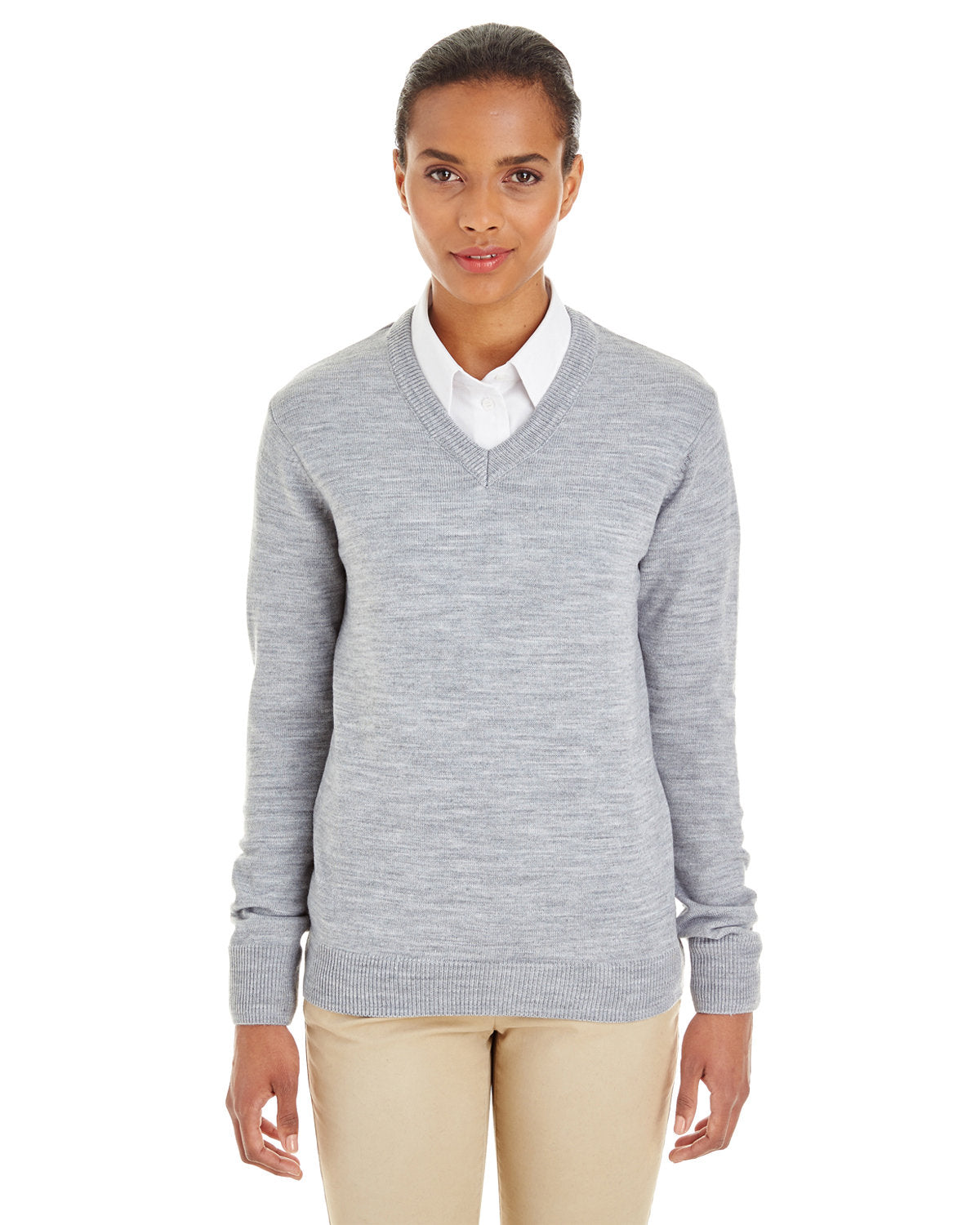 Harriton Ladies' Pilbloc™ V-Neck Sweater M420W