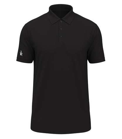 Original Penguin Solid Polo OGM0F4 #color_Caviar Black