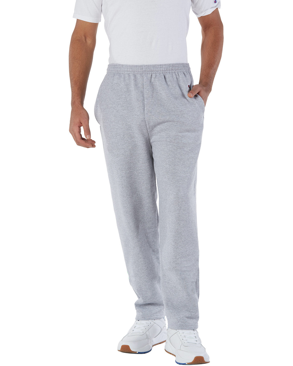 Champion Adult Powerblend® Open-Bottom Fleece Pant with Pockets P800