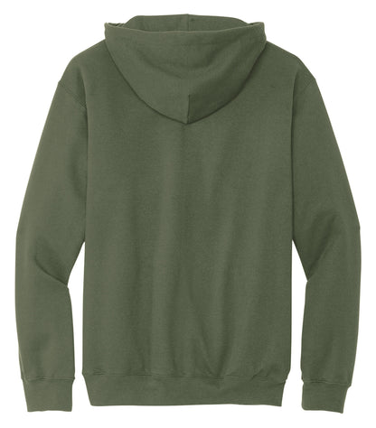 Gildan SoftStyle Pullover Hood SF500 #color_Military Green