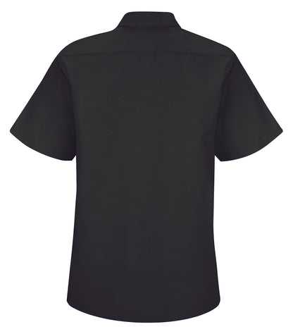 Red Kap WOMENS SS WORK SHIRT SP23 #color_Black