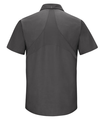 Red Kap S/S Work Shirt with Mimix SX20 #color_Charcoal