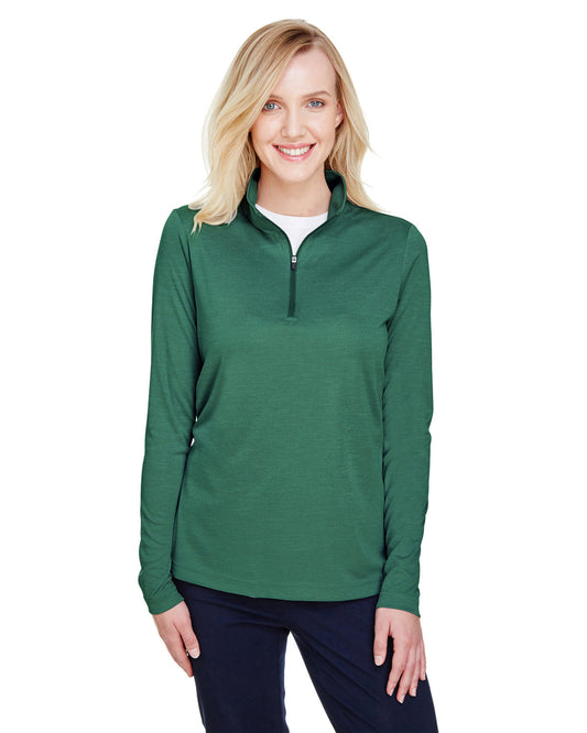 Team 365 Ladies' Zone Sonic Heather Performance Quarter-Zip TT31HW