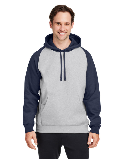 Team 365 Unisex Zone HydroSport™ Heavyweight Colorblock Hooded Sweatshirt TT96CB