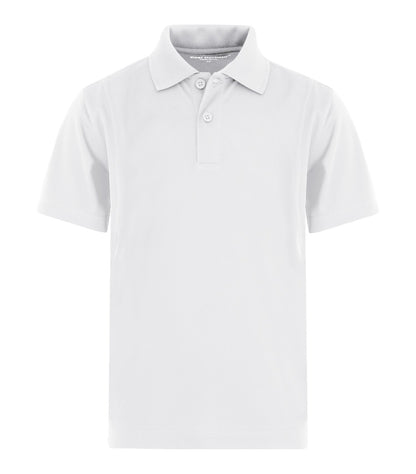 Coal Harbour Snag Resist Yth Polo Y445 #color_White