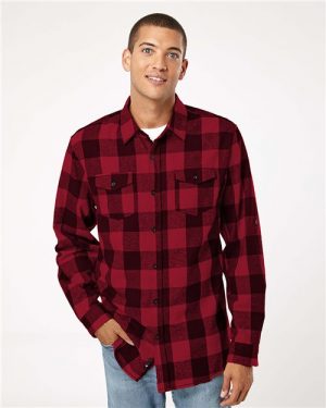 Burnside Yarn-Dyed Long Sleeve Flannel Shirt 8210
