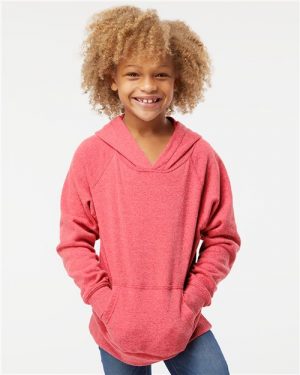 Independent Trading Co. Youth Special Blend Raglan Hooded Sweatshirt PRM15YSB