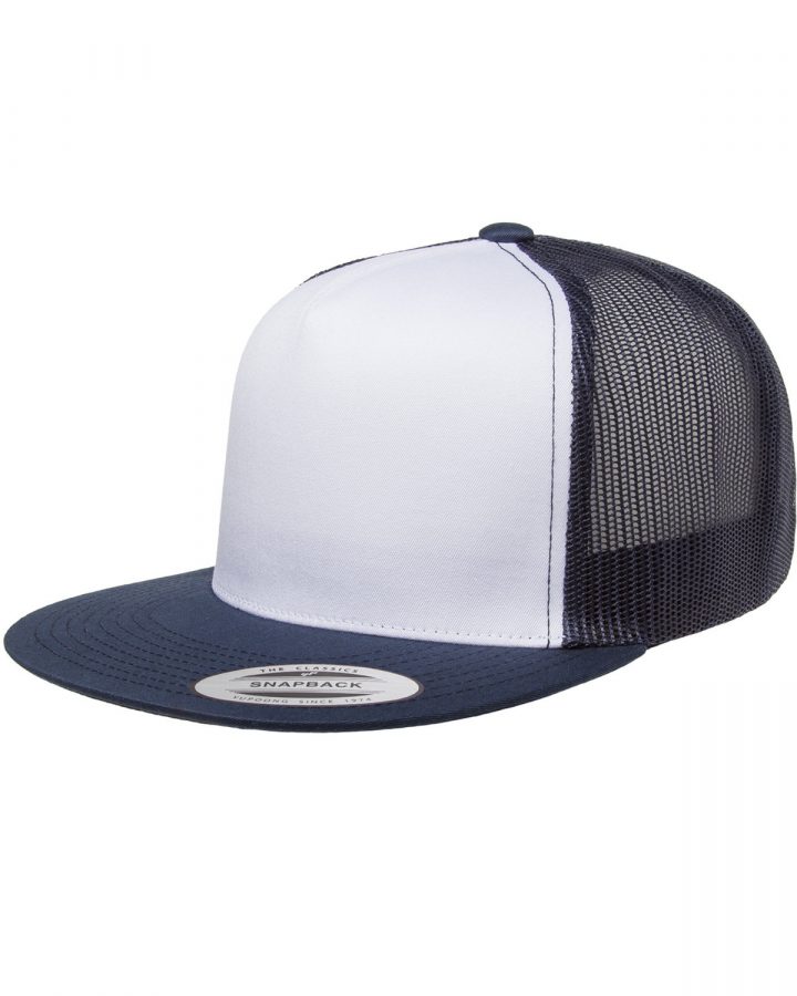 Yupoong Adult Classic Trucker with White Front Panel Cap 6006W