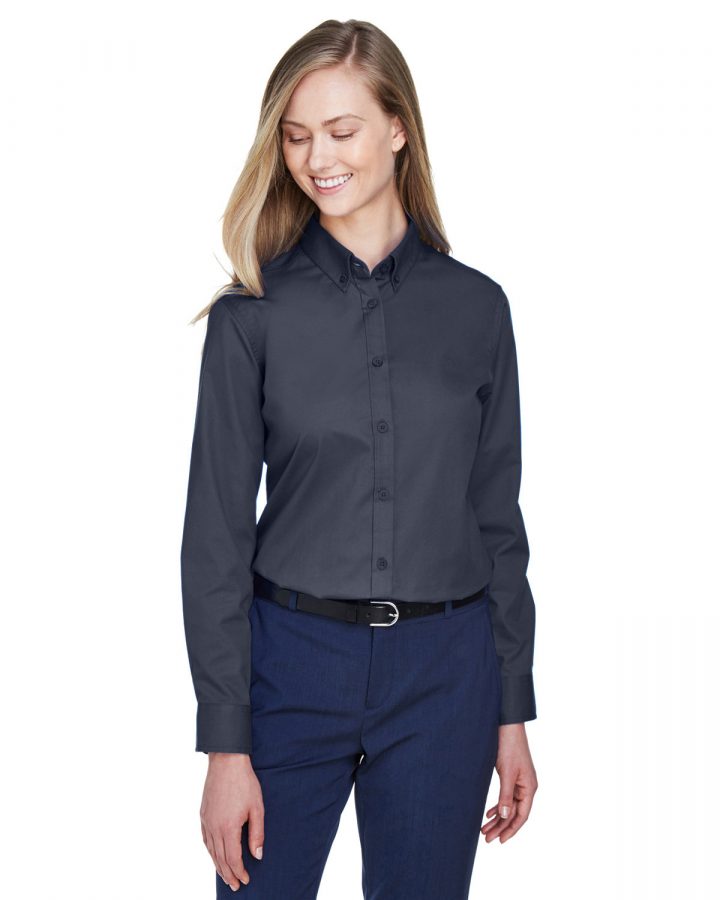 Core365 Ladies' Operate Long-Sleeve Twill Shirt 78193