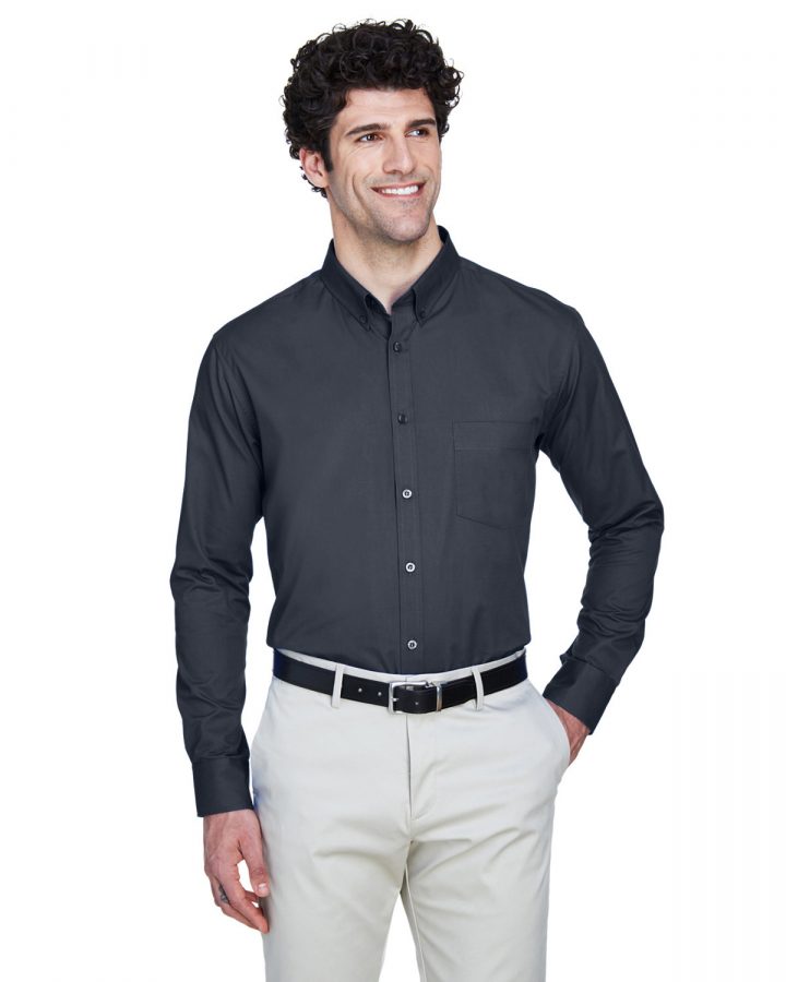 Core365 Men's Operate Long-Sleeve Twill Shirt 88193